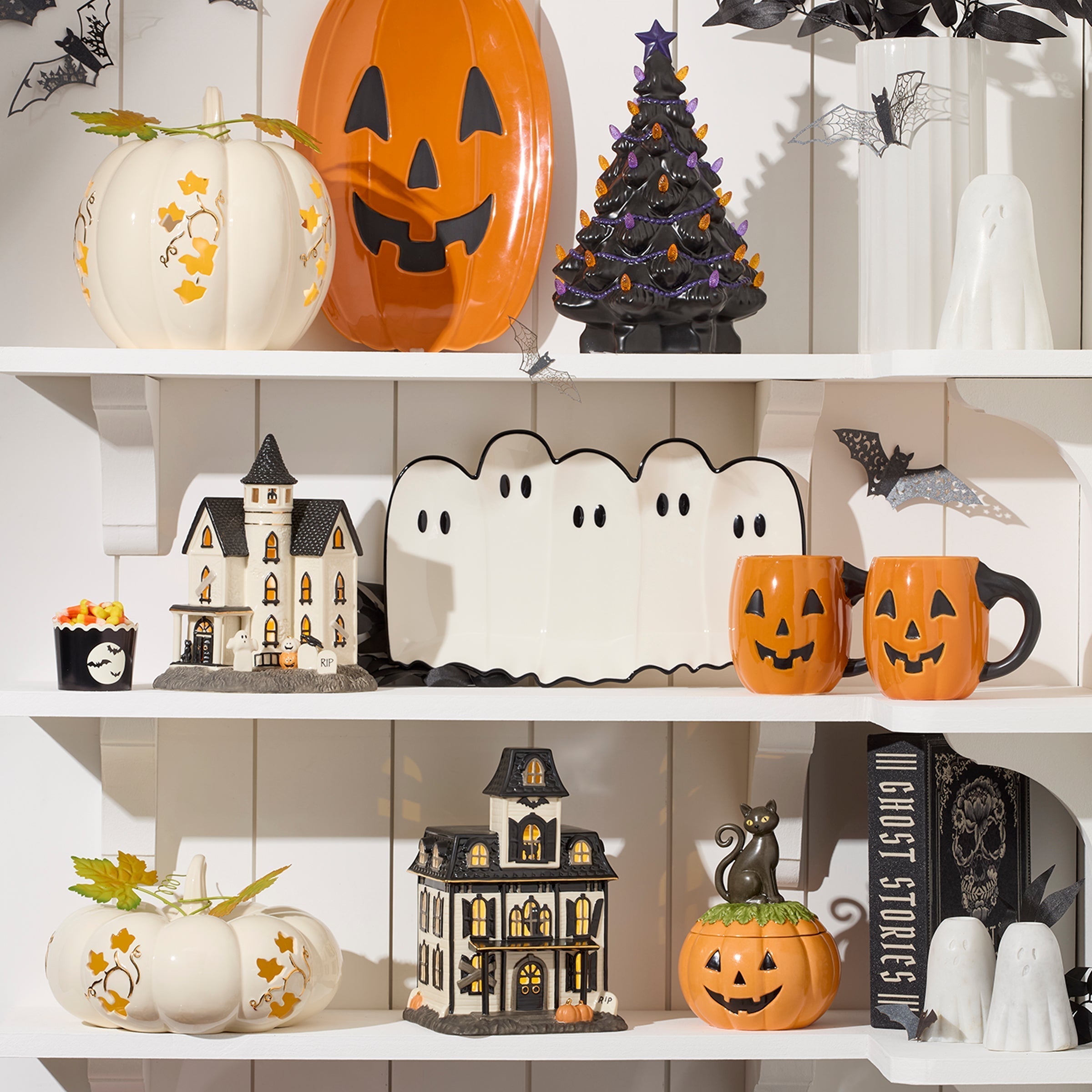 Pierced Lit Pumpkin Short